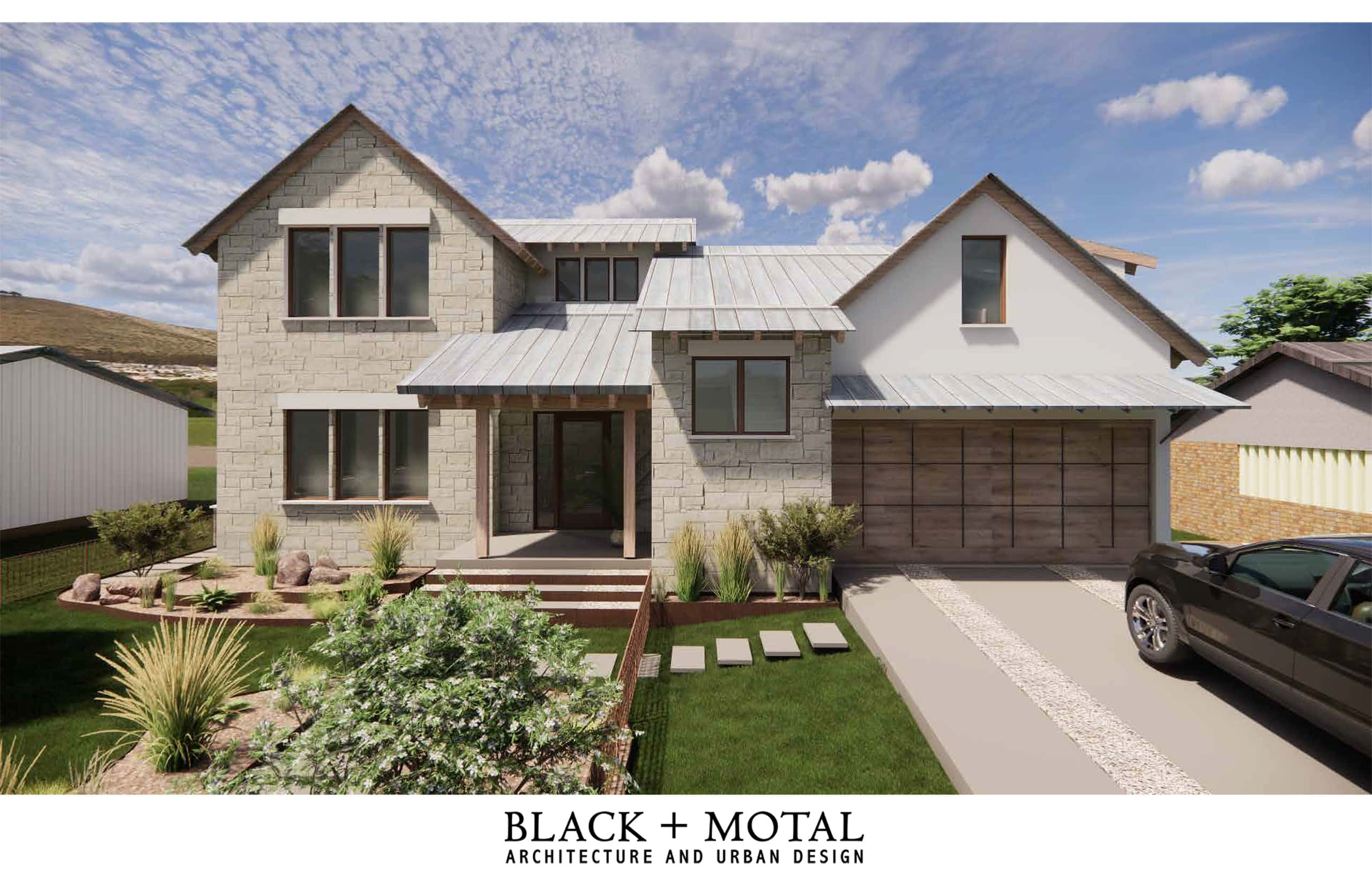 1811 Kerr Front Exterior Rendering